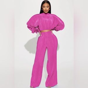 NEW Fuchsia Pants Set